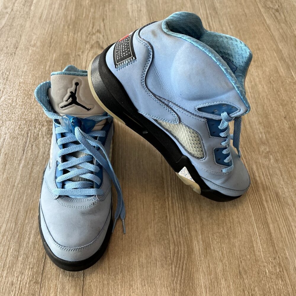 Mens Air Jordan 5 Retro SE 'UNC' DV1310-401 Blue Carolina - 10 - Picture 4 of 13